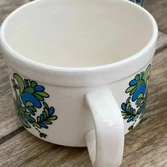 Sacavem Portugal MCM Vintage Retro Tea Cups - Picture 6 of 7